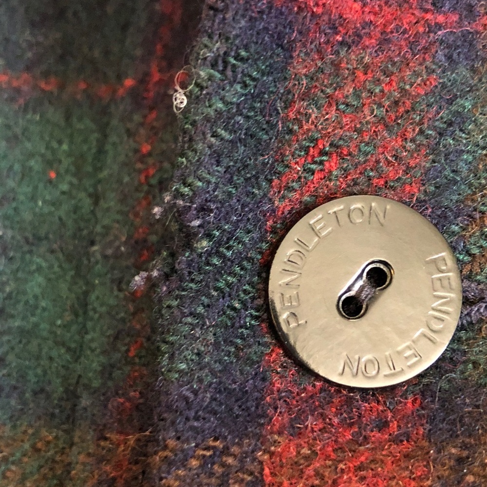 Vintage Pendleton Men's All Wool Shirt Jacket - Picture 4 of 13